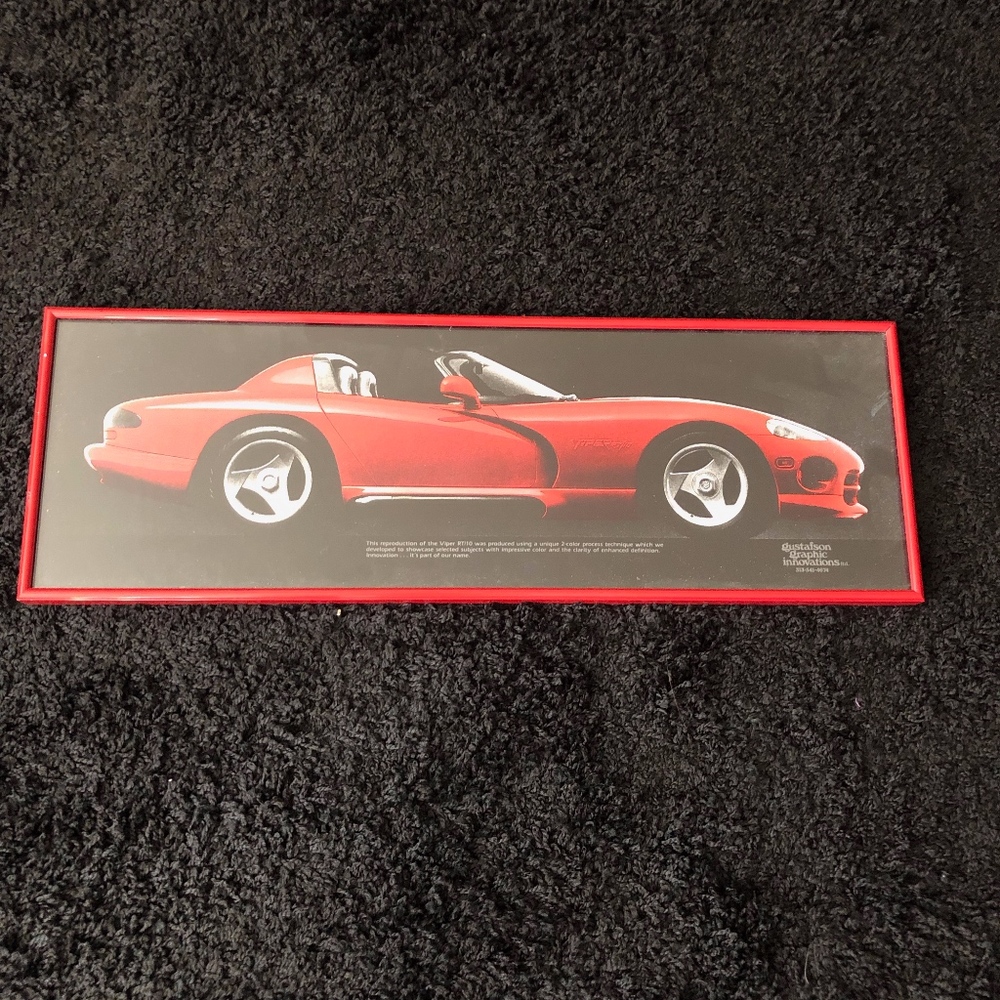 Viper RT/10 photo with matching frame